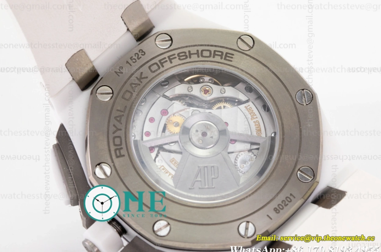 - White Oak Offshore Ceramic Chronograph Piguet Audemars Royal A3126 26402CB JF 0314